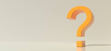 Soru işareti - 3B oluşturma