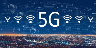 Los Angeles şehir merkezli 5G ağı