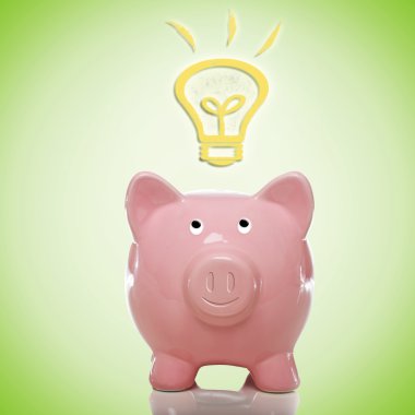 kumbara ile fikir lightbulbs