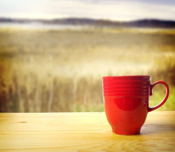 Uyan ve kahve kokusu — Stok fotoğraf