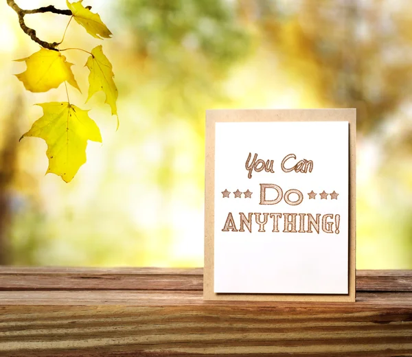 Puedes hacer cualquier cosa. ! — Foto de Stock