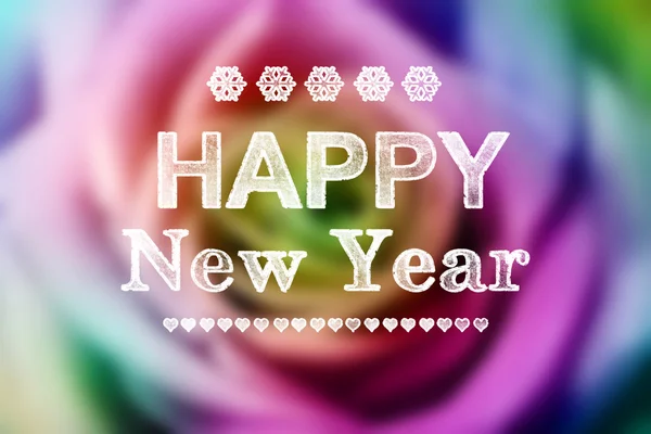 Mutlu yeni yıl mesajı — Stok fotoğraf
