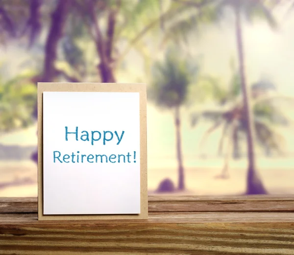 Happy Retirement Card — Stock Photo, Image