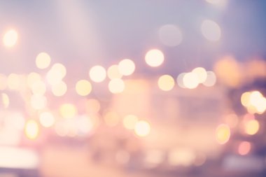 Bulanık kentsel trafik arka plan sahne