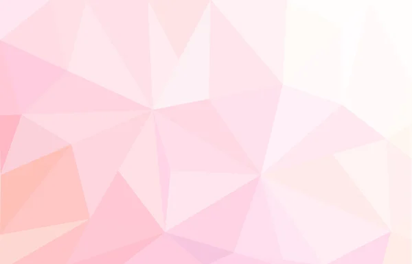 Fondo poligonal abstracto rosa — Vector de stock