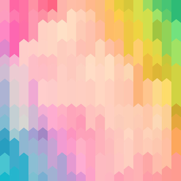 Pastel colored abstract arrow pattern background
