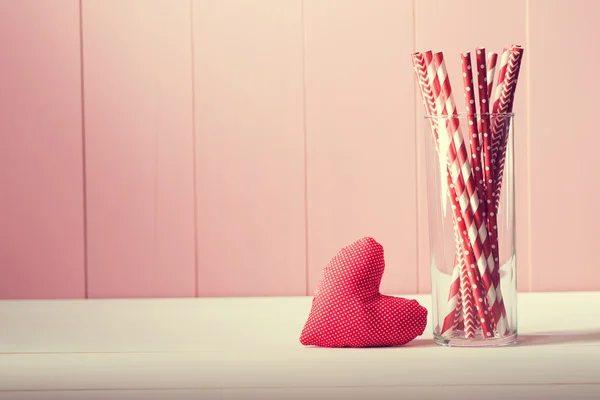 De dag van Valentijnskaarten wenskaart achtergrond — Stockfoto