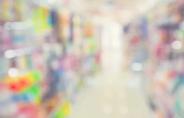 Blurred colorful store interior — Stock Photo, Image