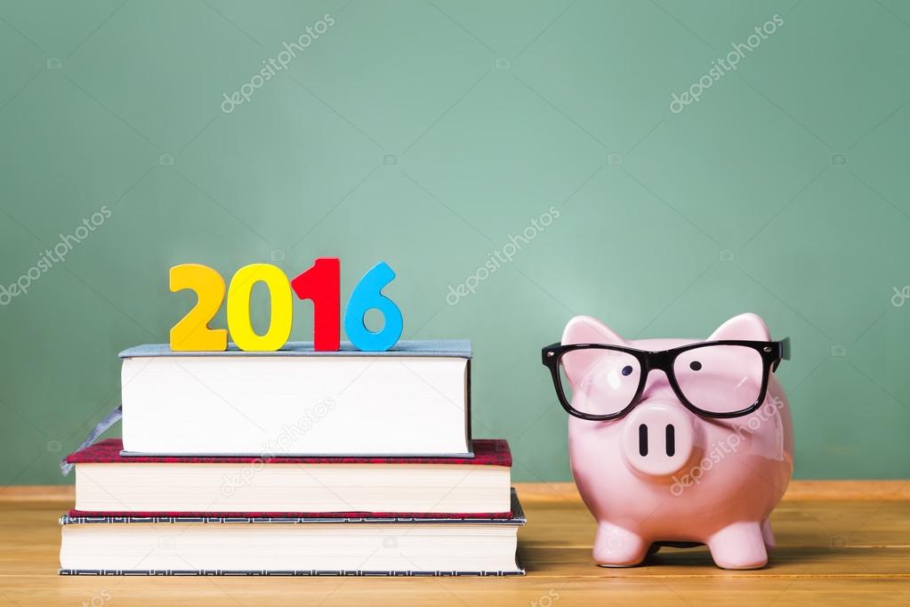 Class of 2016 theme with textbooks