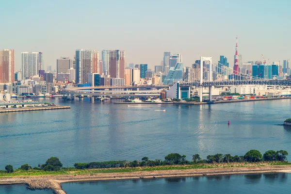 Tokyo Бухта з видом на Міст веселки — стокове фото