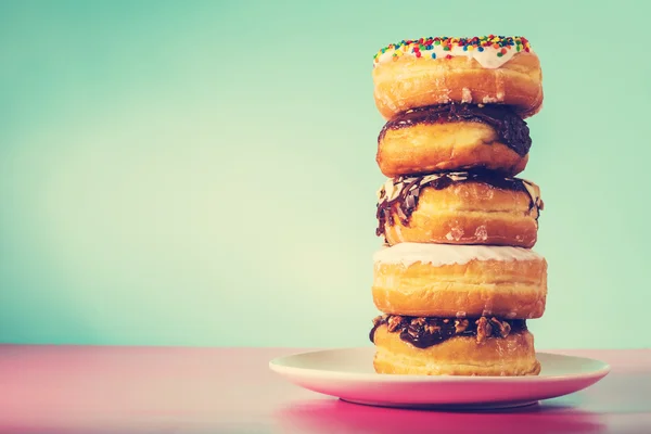 Montón de rosquillas surtidos —  Fotos de Stock