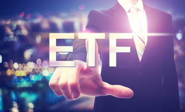 ETF işaret eden işadamı