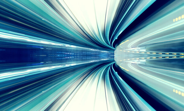 Абстрактное изображение высокоскоростной технологии
