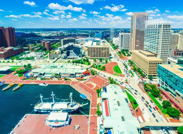 Vista aérea de baltimore — Fotografia de Stock