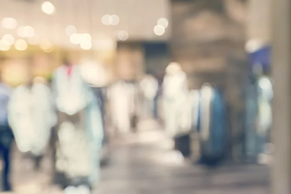 Blurred clothing store interior — Stock Photo, Image