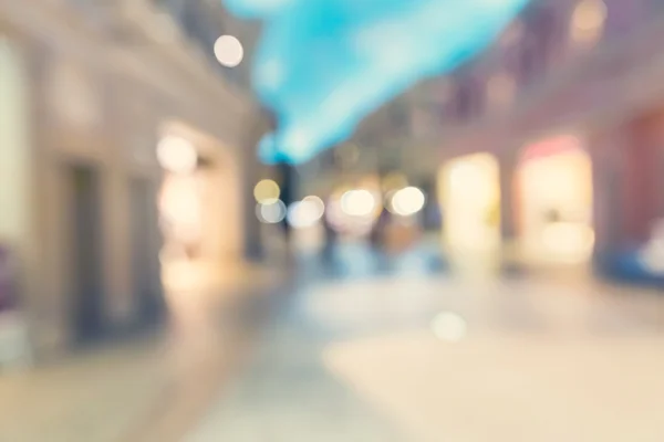 Defokussiert Shopping Mall Innenraum Hintergrund — Stockfoto