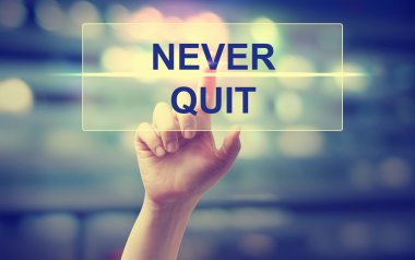 Hiç bırakmamam basarak el