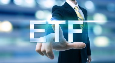ETF işaret eden işadamı