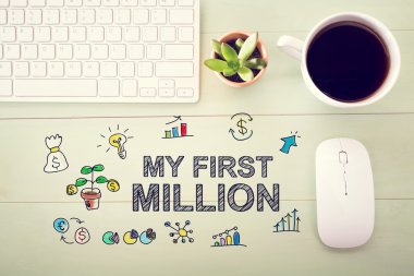 Benim ilk milyon konsepti ile iş istasyonu