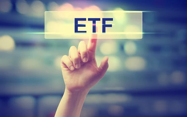 Etf-교환 상장 펀드 개념 — 스톡 사진