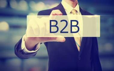 İş adamı holding B2b kavramı