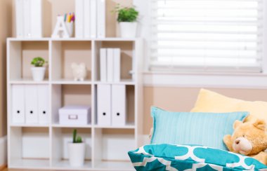 oyuncak ayı ile oturma odası iç