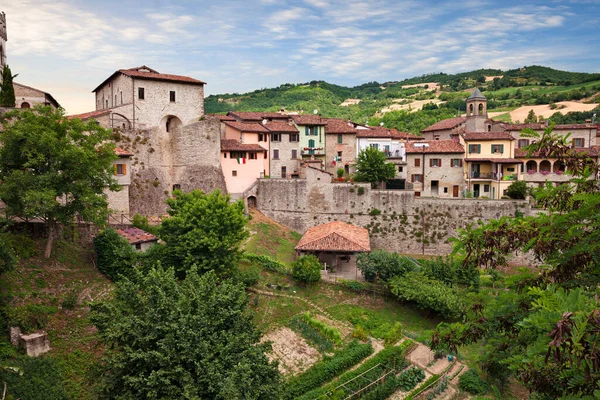 Civitella Romagna Forli Cesena Włochy Miejski Krajobraz Starego Miasta Starożytnymi — Zdjęcie stockowe