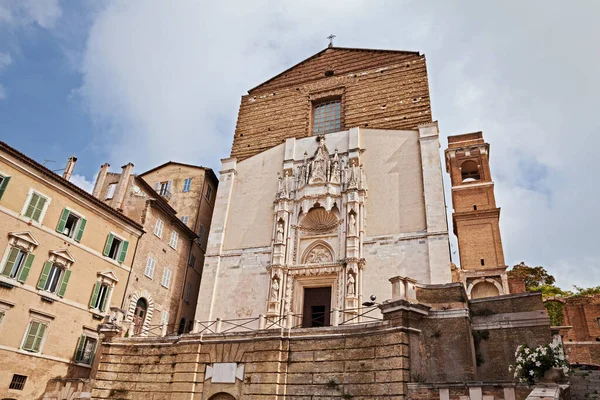 Ancona Marche Itália Antiga Igreja San Francesco Alle Scale Com — Fotografia de Stock