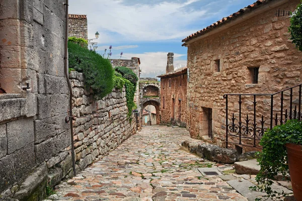 Lacoste Vaucluse Provence Alpes Cote Azur France Ancient Alley Old — Stock Photo, Image