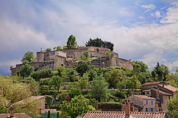 Mane Forcalquier Alpes Haute Provence France Landscape Village Ancient Citadelle — Stock Photo, Image