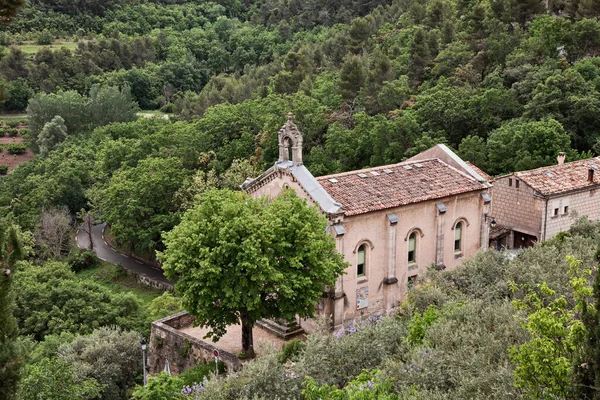 Lacoste Vaucluse Provence Alpes Cote Azur França Paisagem Das Florestas — Fotografia de Stock