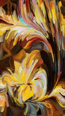 Ekranlarda, baskılarda ve tasarım projelerinde kullanılmak üzere hareketli suluboya deseni