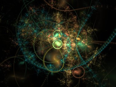 Bu fraktal, Tekrarlama Fonksiyon Sistemi algoritma sınıfına aittir ve matematiksel kaos sisteminin görselleştirilmesini sağlar. Görüntü bilimsel veya teknolojik arkaplan olarak kullanmak için uygundur.