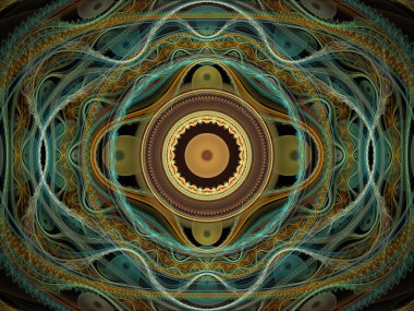 Tekrarlanan Fonksiyon Sistemi serisi. Julian Flame fraktal IFS sınıfına aittir ve yaygın olarak renkli bilimsel ve sanatsal arka planlar için kullanılır.