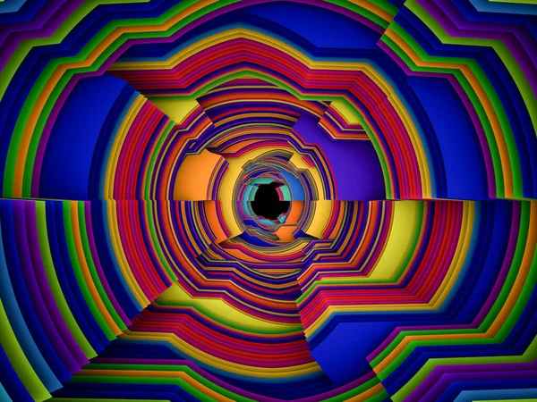 Fondo Abstracto Rayas Circulares Multicolores Para Uso Impresión Diseño — Foto de Stock
