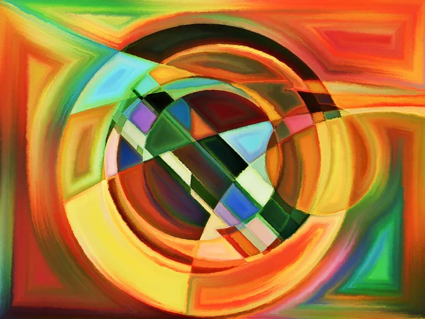 Leven Van Vormen Serie Artistieke Achtergrond Van Abstracte Vormen Vormen — Stockfoto