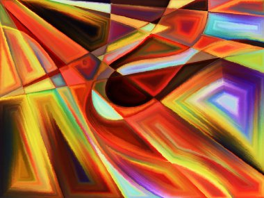 Yaşam formları serisi. Arkaplan, sanat, resim, tasarım ve eğitim projelerinde kullanılmak üzere soyut biçimlerden ve şekilden oluşmuştur.