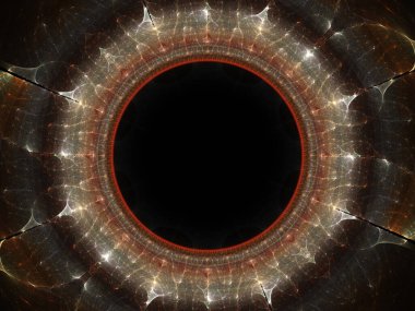 Grafik tasarım ve sanatta kullanılmak üzere karmaşık fraktal desenlerin yüksek çözünürlüklü çizimi