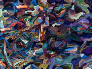 Sanat ve tasarım projeleri için şekillerin ve çizgilerin soyut arkaplanı