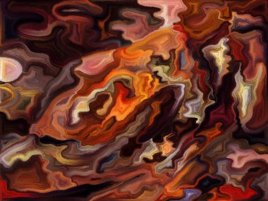 Sanat ve tasarım projeleri için şekillerin ve çizgilerin soyut arkaplanı