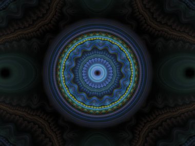 Tekrarlanan Fonksiyon Sistemi serisi. Julian Flame fraktal IFS sınıfına aittir ve yaygın olarak renkli bilimsel ve sanatsal arka planlar için kullanılır.