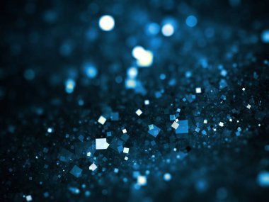 Bilim ve tasarım projelerinde kullanmak için parlayan parçacıklar soyut arkaplan.