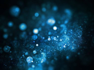 Bilim ve tasarım projelerinde kullanmak için parlayan parçacıklar soyut arkaplan.