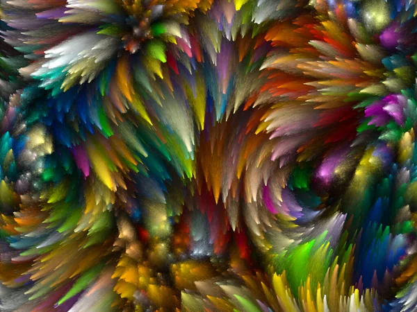 Yaratıcılık, tasarım ve modern sanat projeleri için Girdap Dijital Renk arkaplanı