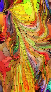 Tasarım projeleri ve baskı için arka plan elemanlarının organik tasarımında desen hareketi.