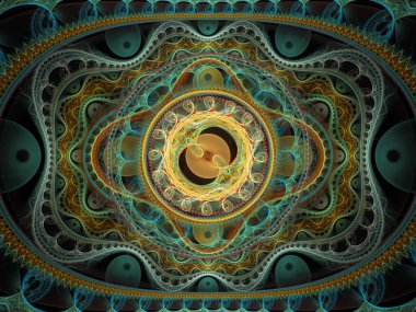 Tekrarlanan Fonksiyon Sistemi serisi. Julian Flame fraktal IFS sınıfına aittir ve yaygın olarak renkli bilimsel ve sanatsal arka planlar için kullanılır.