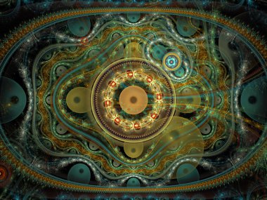 Tekrarlanan Fonksiyon Sistemi serisi. Julian Flame fraktal IFS sınıfına aittir ve yaygın olarak renkli bilimsel ve sanatsal arka planlar için kullanılır.