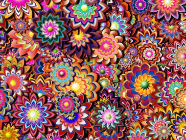 Renkli tasarım arka planı. Kutlama, mutluluk ve neşe konularında soyut parlak desenler.