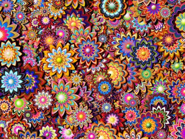 Renkli tasarım arka planı. Kutlama, mutluluk ve neşe konularında soyut parlak desenler.