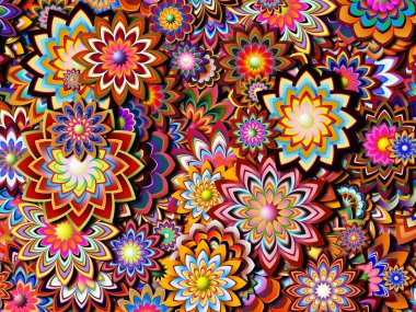 Renkli tasarım arka planı. Kutlama, mutluluk ve neşe konularında soyut parlak desenler.